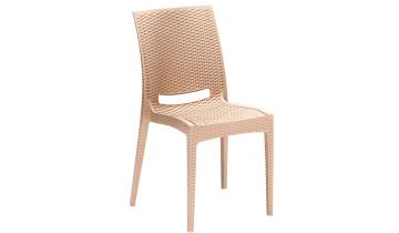 Rattan 4 Kişilik Bahçe Masa Seti - Cappucino