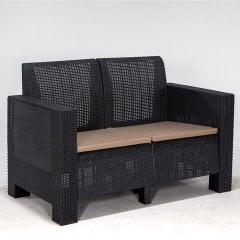 Aksu 2+1+1+S Bahçe Oturma Grubu - Antrasit