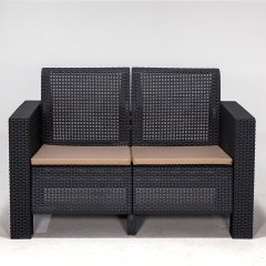Aksu 2+1+1+S Bahçe Oturma Grubu - Antrasit
