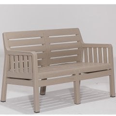Lara 2+1+1+S Bahçe Oturma Grubu (Mindersiz) - Cappucino