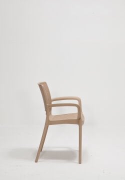 Rattan Lüx Dikdörtgen Cappucino Masa Takımı Bahçe&Balkon