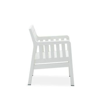 Lara Tekli Beyaz Koltuk-Mindersiz