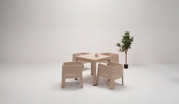 Apex Lüx Cappucino Bahçe Takımı