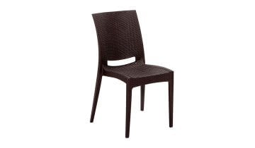 Rattan Sandalye Kahve (2 Adet)