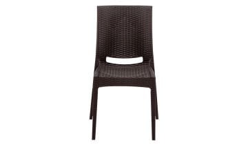 Rattan Sandalye Kahve (2 Adet)