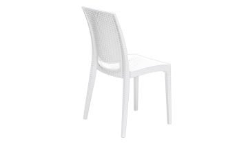 Rattan Sandalye Beyaz (2 Adet)
