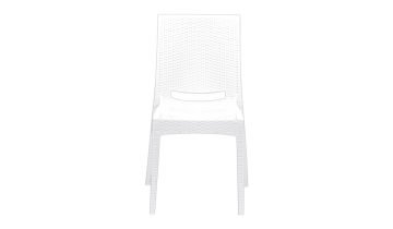 Rattan Sandalye Beyaz (2 Adet)