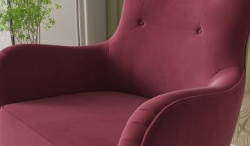 Roma Sallanır Berjer Tv Koltuğu Dinlenme Koltuğu - Kırmızı