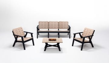 Sera 3+1+1 S Bahçe Balkon Oturma Grubu (Mindersiz)