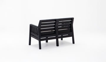 Lara İkili Koltuk Antrasit Mindersiz