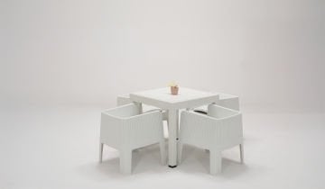 Apex Lüx-Bahçe Takımı Beyaz- Small