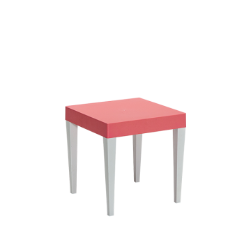 Junior Kare Çocuk Masa - Pembe