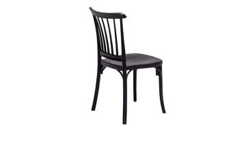 2 Adet Violet Siyah Pratik Sandalye / Balkon-bahçe-mutfak