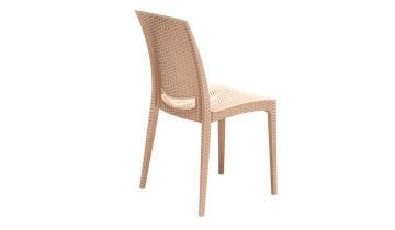 Rattan Sandalye Cappucino (4 Adet)