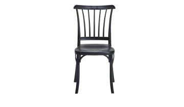 4 Adet Violet Siyah Sandalye / Balkon-bahçe-mutfak