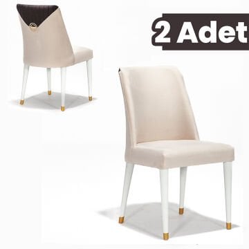 Gold Bella Sandalye (2 Adet )