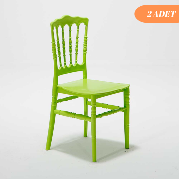 2 Adet Miray Sandalye - Yeşil