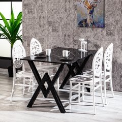 Matrix Wega Bendir / Venüs Masa Takımı - Beyaz