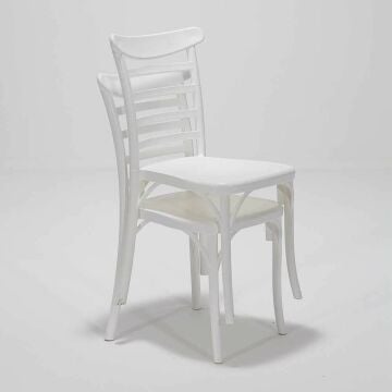6 Adet Efes Beyaz Sandalye / Balkon-bahçe-mutfak