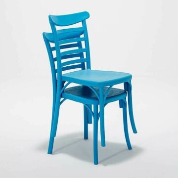 4 Adet Efes Mavi Sandalye / Balkon-bahçe-mutfak