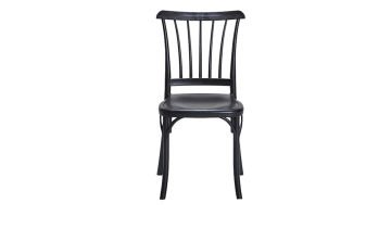 6 Adet Violet Siyah Sandalye / Balkon-bahçe-mutfak