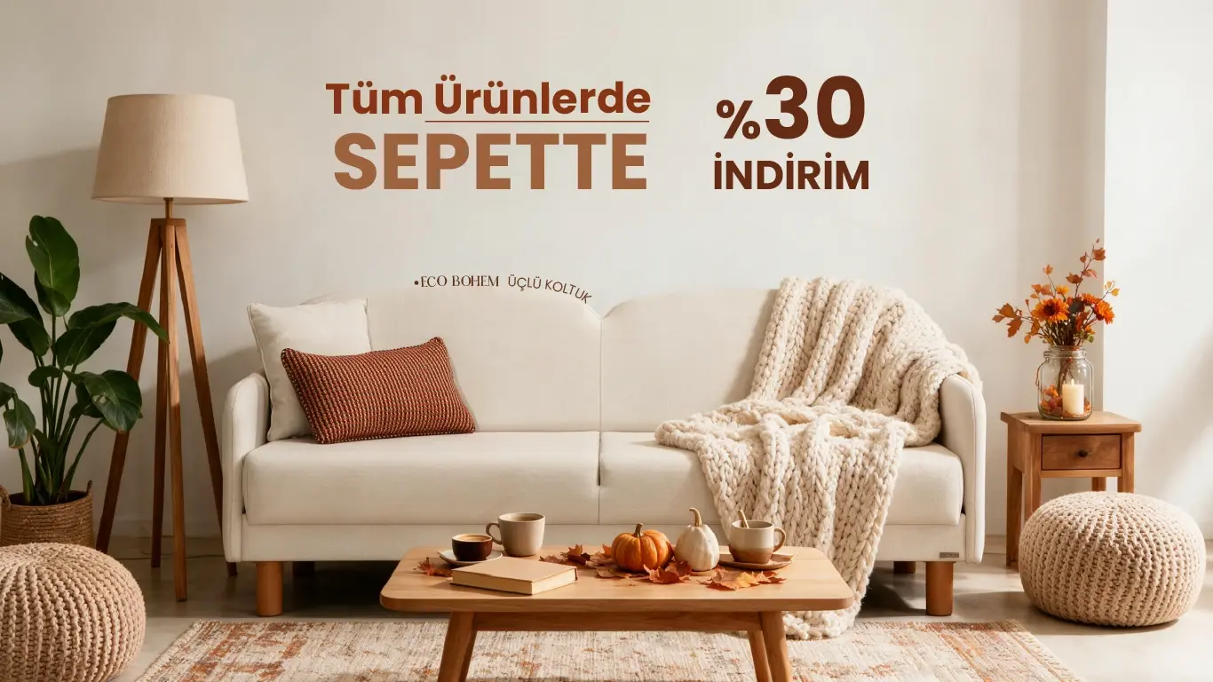 Tüm Ürünlerde %30 İndirim
