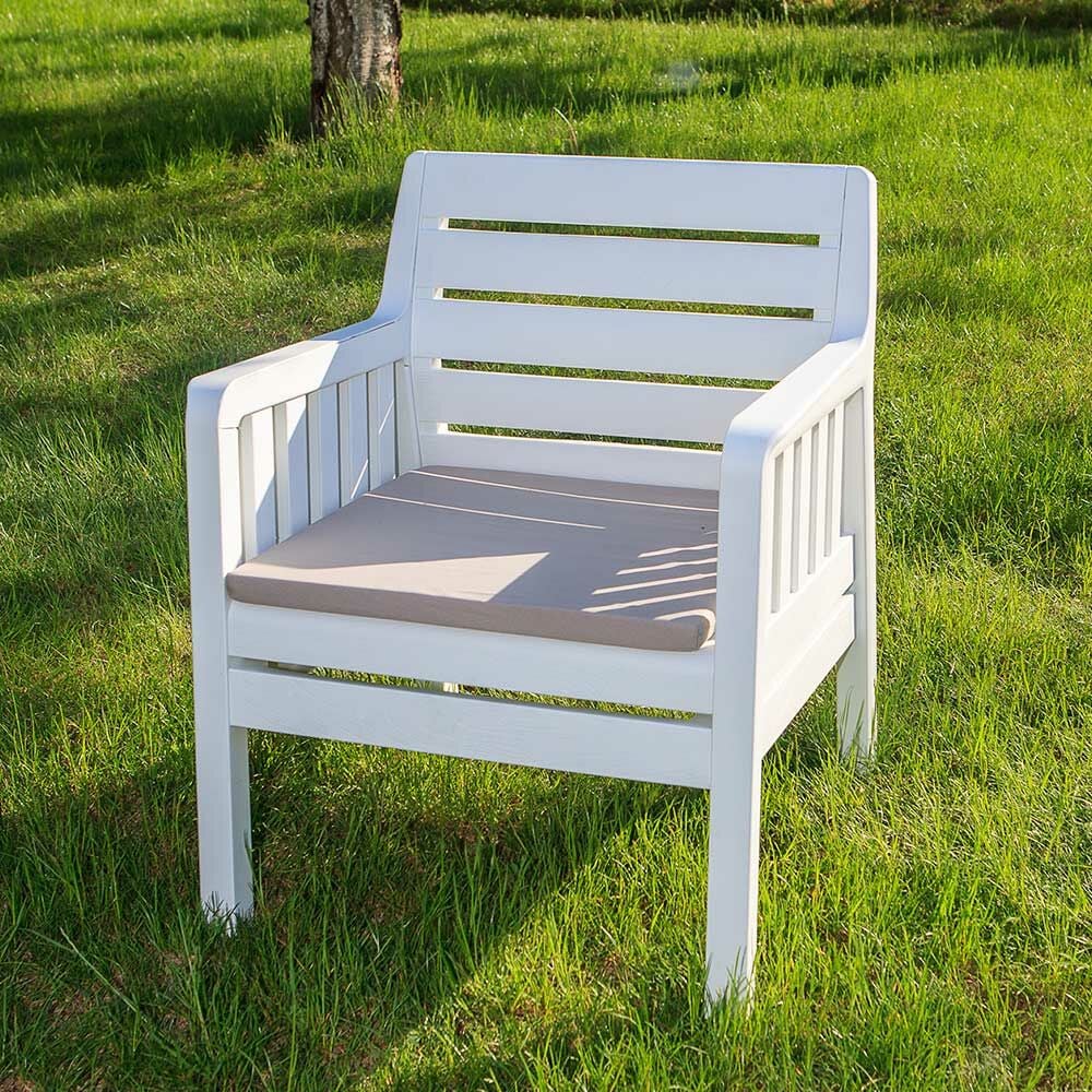 Lara 1+1+S Bahçe Oturma Grubu - Beyaz