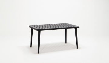 Lucia Antrasit Bahçe Masa Seti  ( 6 Kişilik Kollu Sandalye )