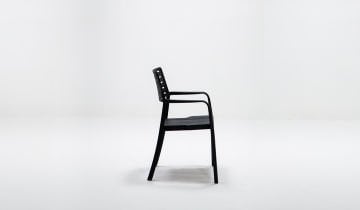 Lucia Antrasit Bahçe Masa Seti  ( 6 Kişilik Kollu Sandalye )