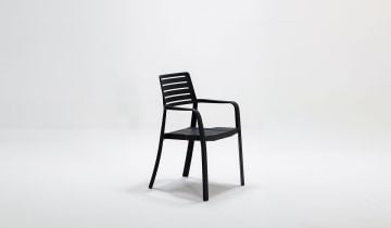 Lucia Antrasit Bahçe Masa Seti ( 4 Sandalye )