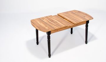 Sofia Ceviz Masa Miray Sandalye Takımı - Siyah