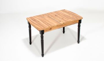 Sofia Ceviz Masa Miray Sandalye Takımı - Siyah