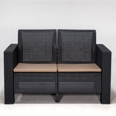 Aksu 2+1+1+S Bahçe Oturma Grubu - Antrasit