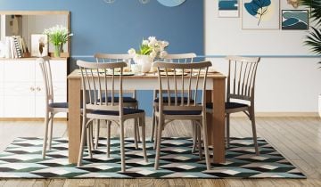 Alvin Masa Sandalye Takımı (6 Kişilik)