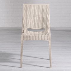 Rattan Large Camlı Masa Seti - Cappucino-Camlı