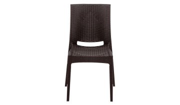 Rattan Sandalye Kahve (6 Adet)