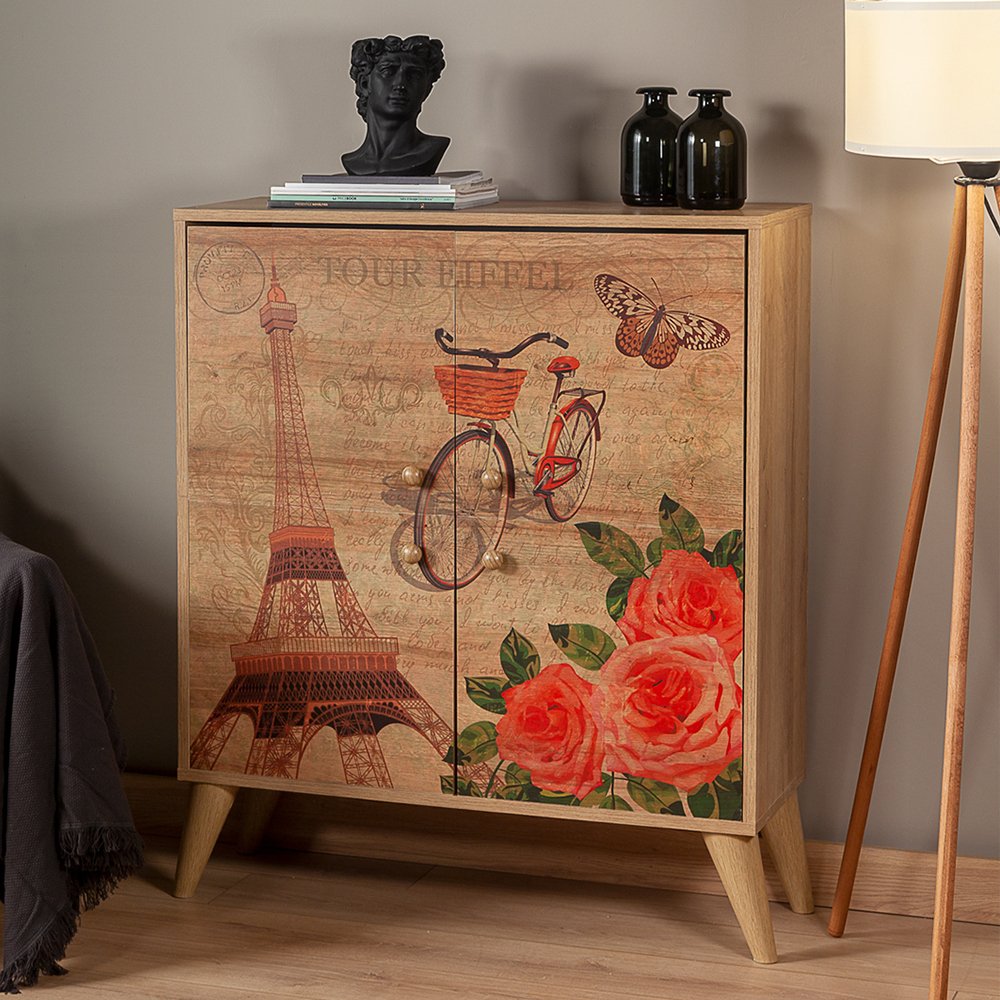 Ricky  Vintage Çok Amaçlı Dolap