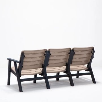 Sera Mindersiz Üçlü Koltuk