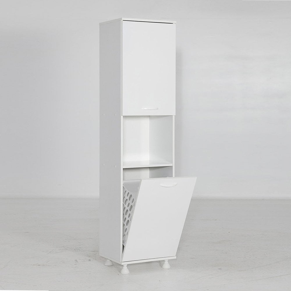 Mina Çok Amaçlı Banyo Dolabı - Beyaz