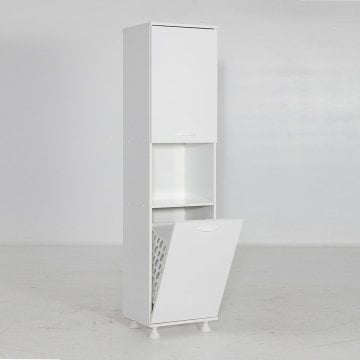 Mina Çok Amaçlı Banyo Dolabı - Beyaz