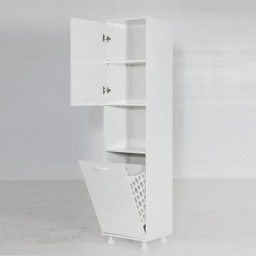 Mina Çok Amaçlı Banyo Dolabı - Beyaz