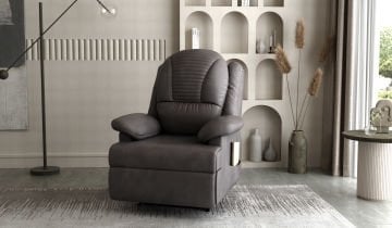 Essen Antrasit Leon Kumaş Tv Koltuğu - Baba Koltuğu