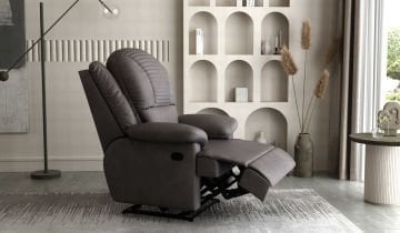 Essen Antrasit Leon Kumaş Tv Koltuğu - Baba Koltuğu