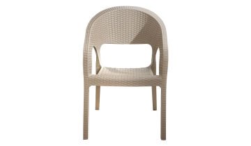 Garden Rattan Sandalye Cappucino (6 Adet)