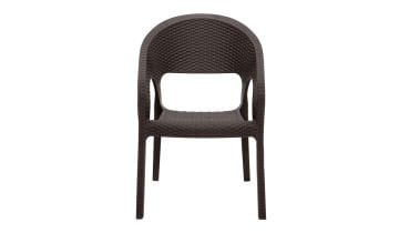 Garden Rattan  Sandalye Kahve (6 Adet)
