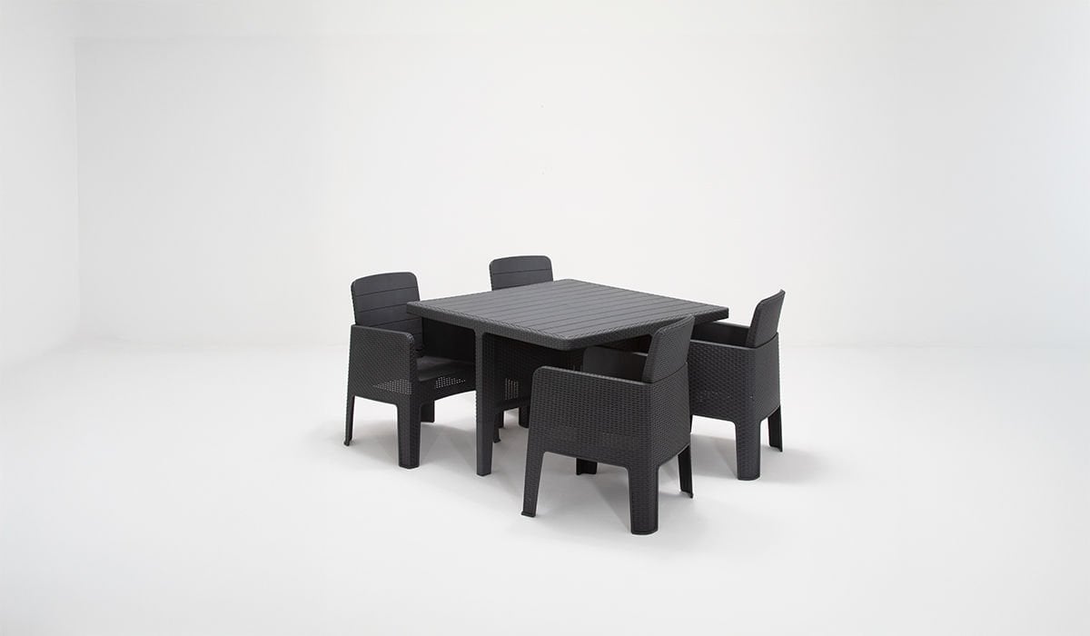 Apex Lüx Bahçe Takımı Antrasit