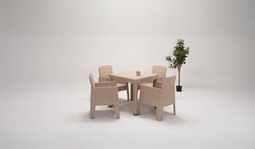 Apex Lüx Cappucino Bahçe Takımı