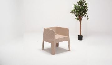 Apex Lüx Bahçe Takımı Camlı Cappucino