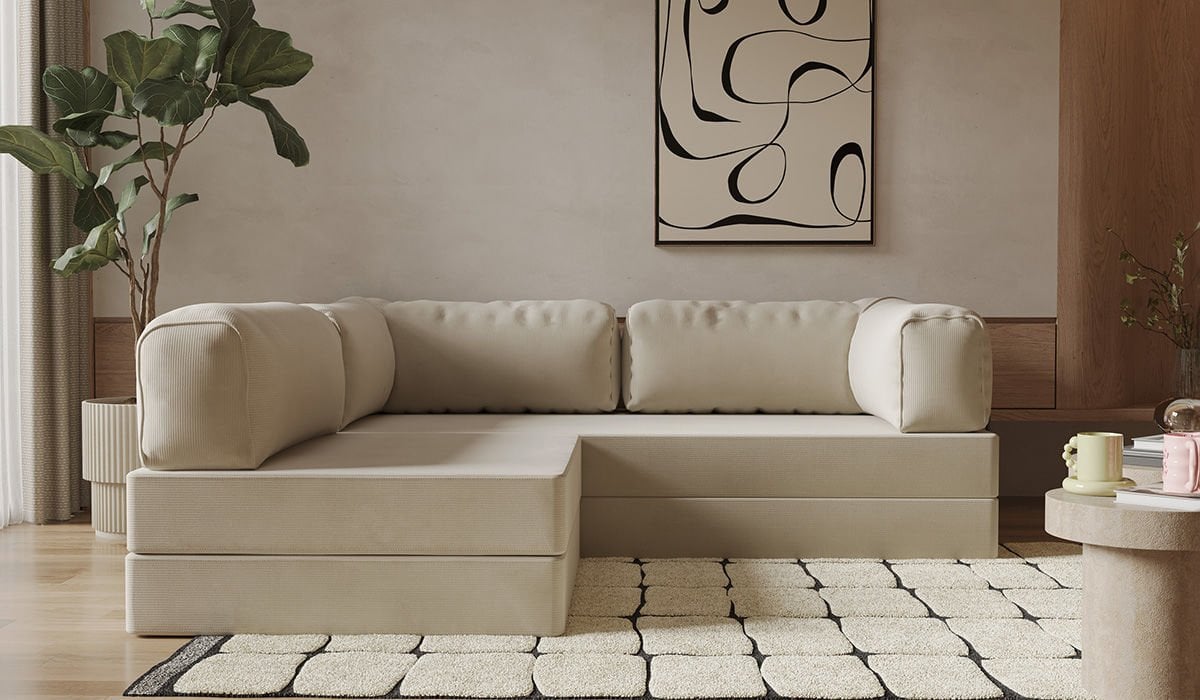 Legoom Köşe Takımı Krem