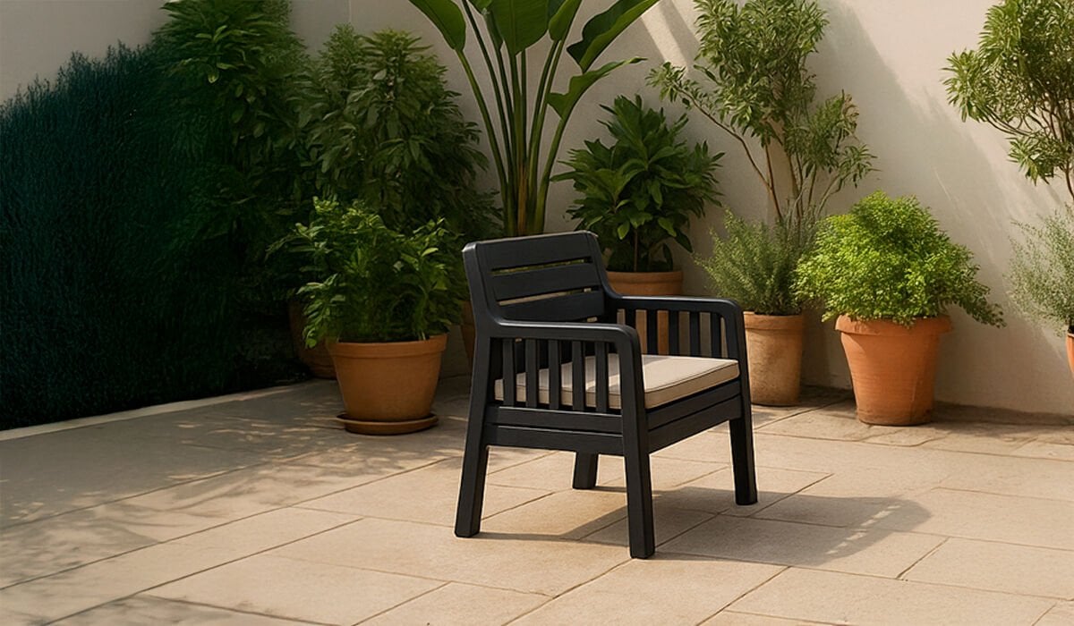 Lara Tekli Koltuk -Minderli - Renkli